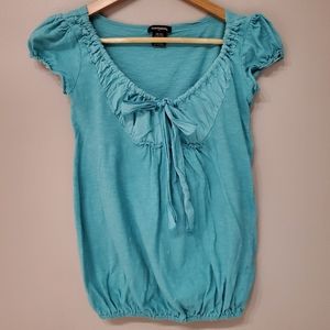 Eyeshadow Short Sleeve Top - Size S